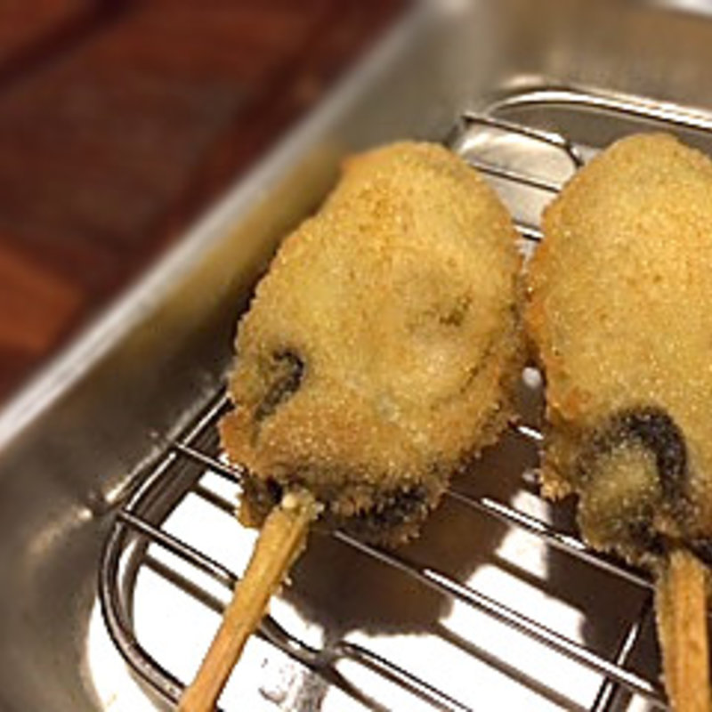 牡蠣の串揚げ(串揚げと煮込みの店 ほたる)