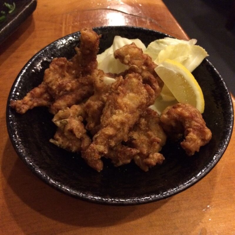 むね肉からあげ(ガーリックバジル味)(やきとり正や 京橋店)