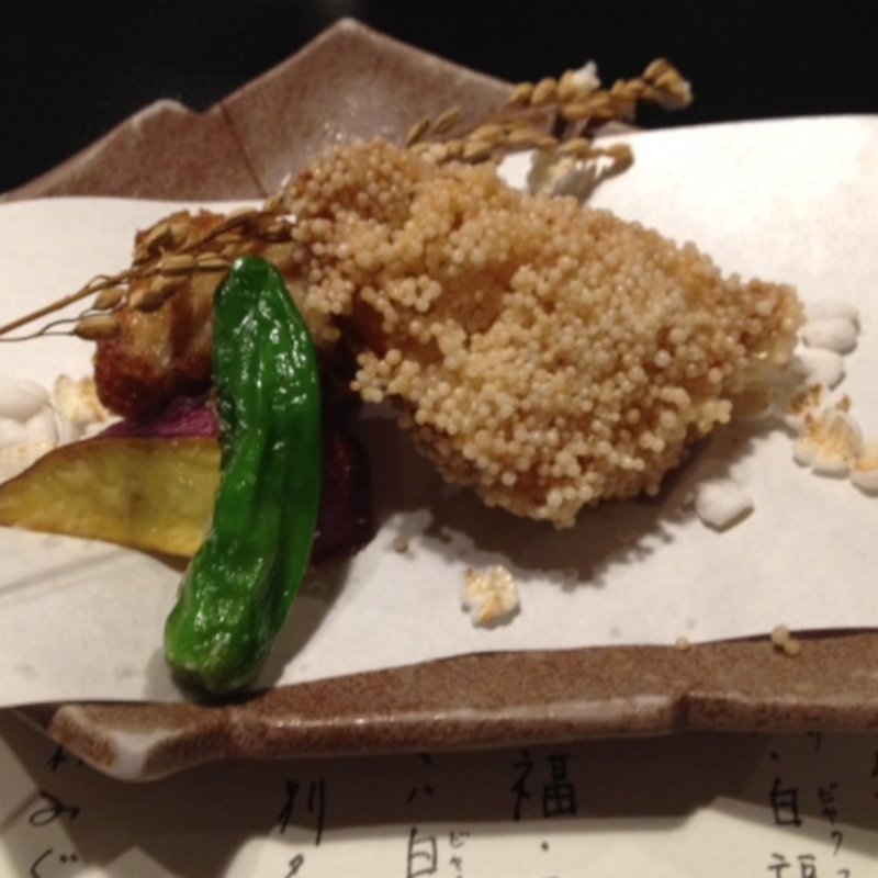 秋の変わり揚げ(玄品ふぐ 浅草の関 （ゲンピンフグ）)