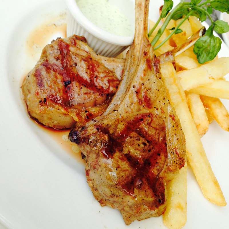 ラムチョップのグリル　香草ミントソース(シズラー アクアシティお台場店)