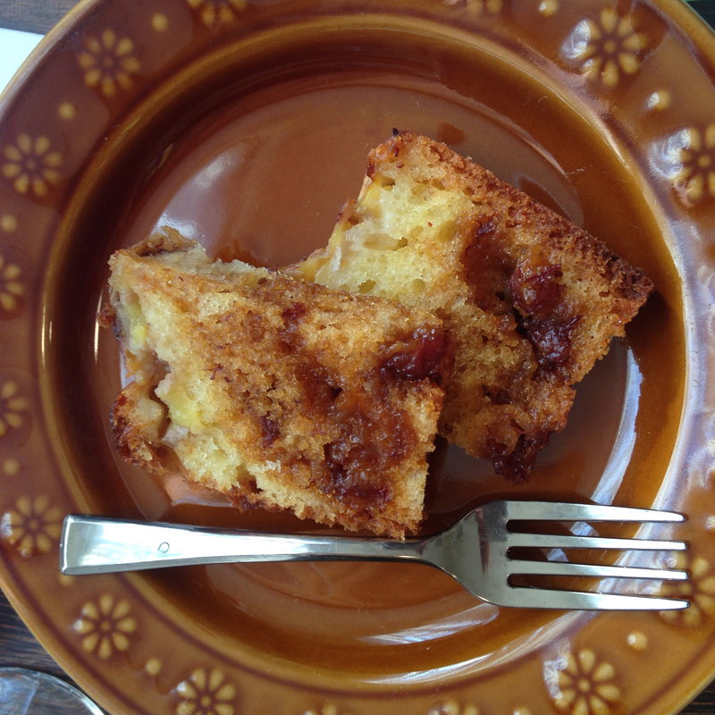 バナナキャラメルケーキ(positive cafe)