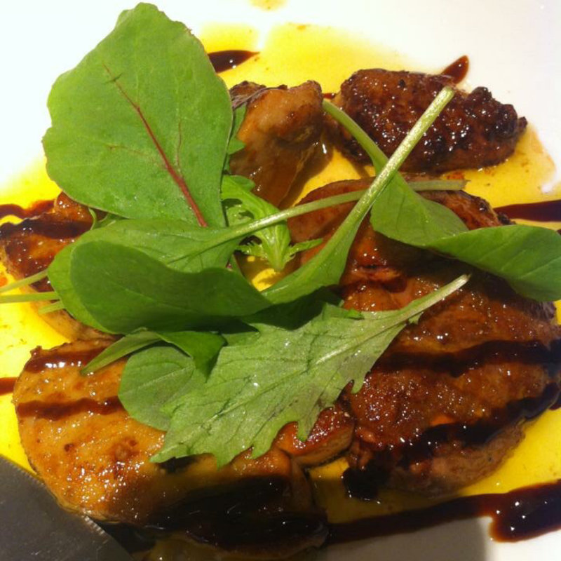 フォアグラのキャラメリゼ(アジアンビストロ Dai たまプラーザ本店)