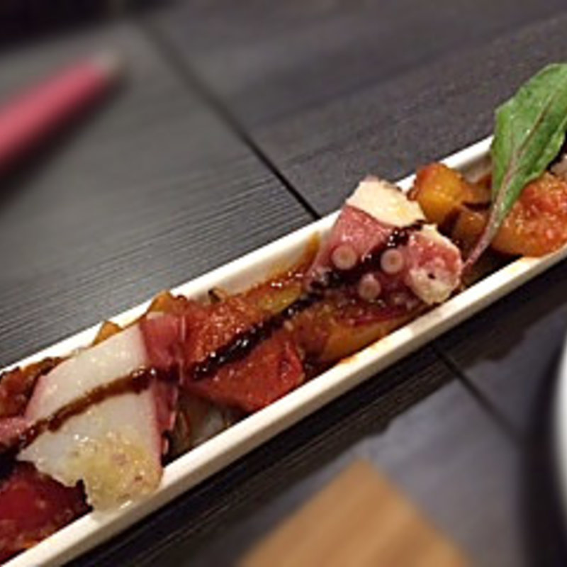 タコブツマリネと横浜野菜入りラタトゥイユ(ビストロ＆バル ジィーロ)