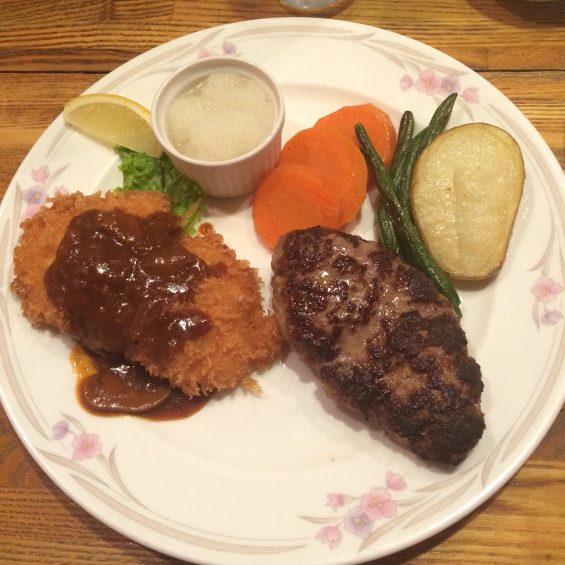ハンバーグ＆チキンカツ(ザ・ハンバーグ)