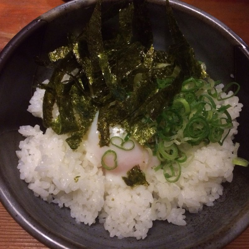 だし醤油香る温玉ごはん(鳥貴族 伏見桃山店 )