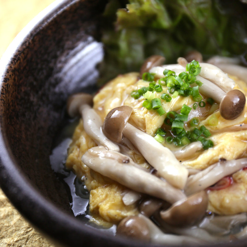 かに玉きのこあんかけ(あく庵 )