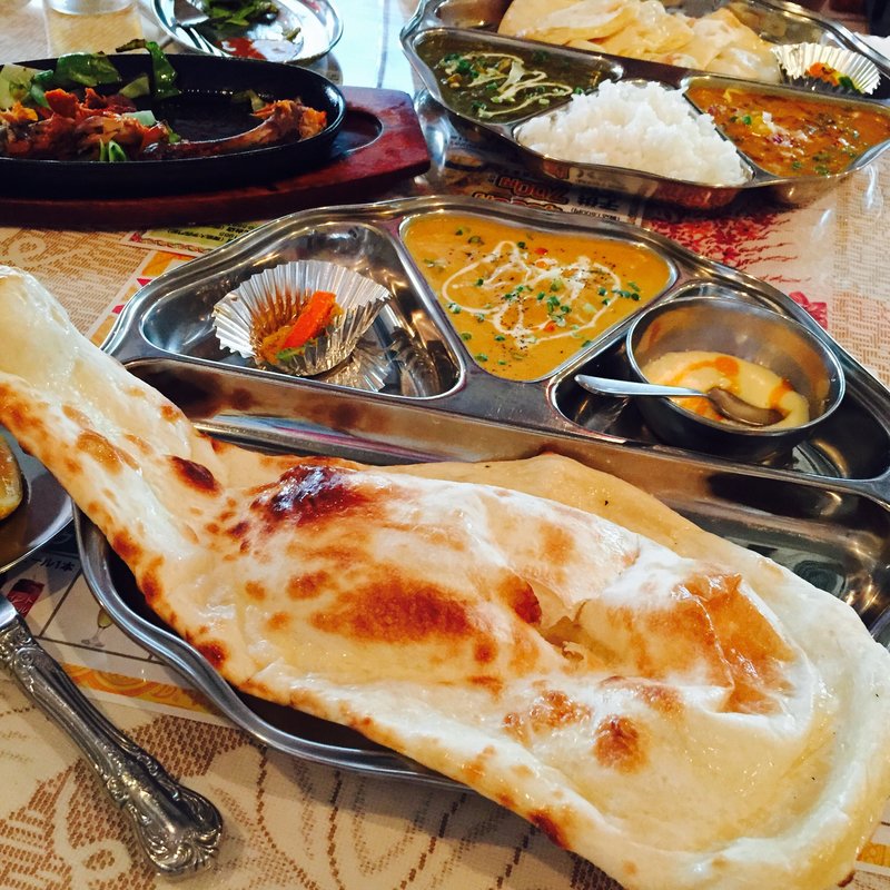 ランチセット  シーフードカレー(パンジャビ)