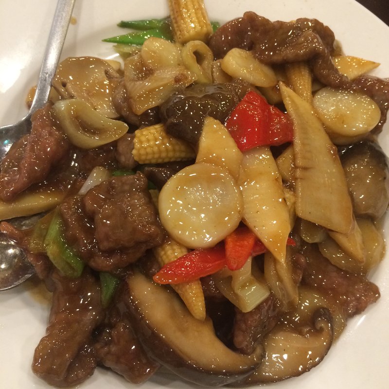 牛肉黒胡椒炒め(杏花楼)