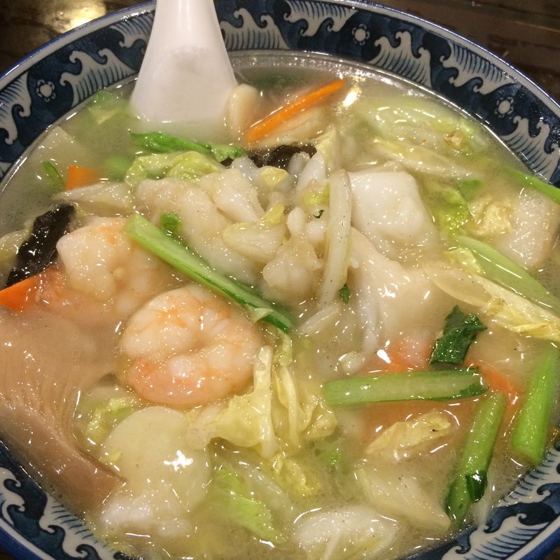 海老入り拉麺(杏花楼)
