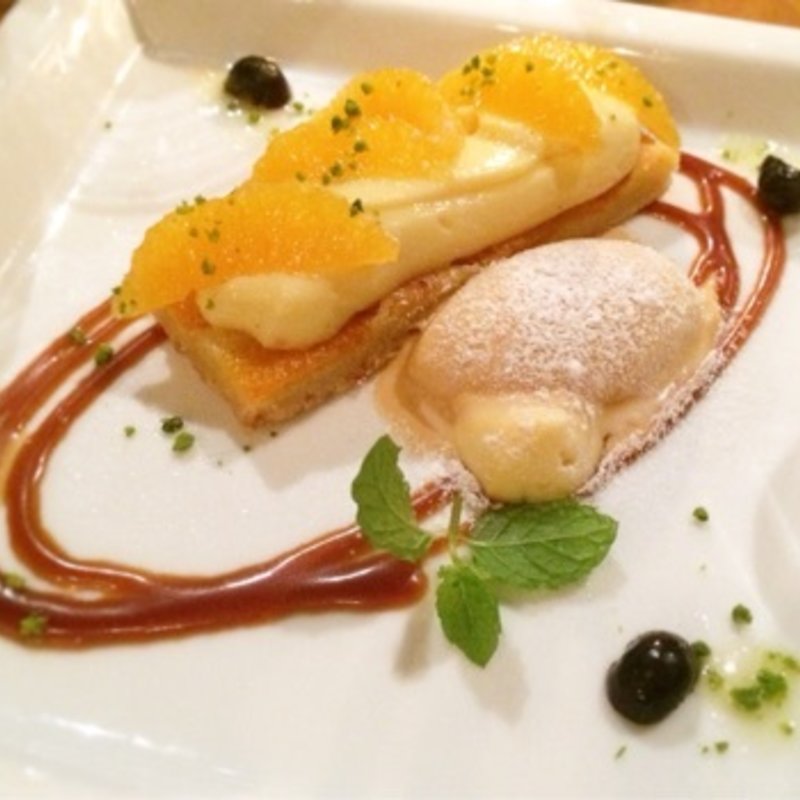 太陽の恵み ～フレッシュオレンジのタルト～(ガーデンレストラン オールデイ ダイニング)