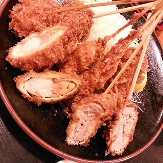 串カツ定食(とんかつ稲 仲町台店)