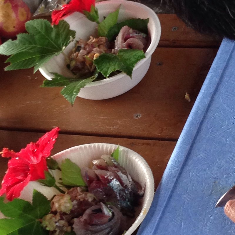 アジ刺し(あしたば荘 )