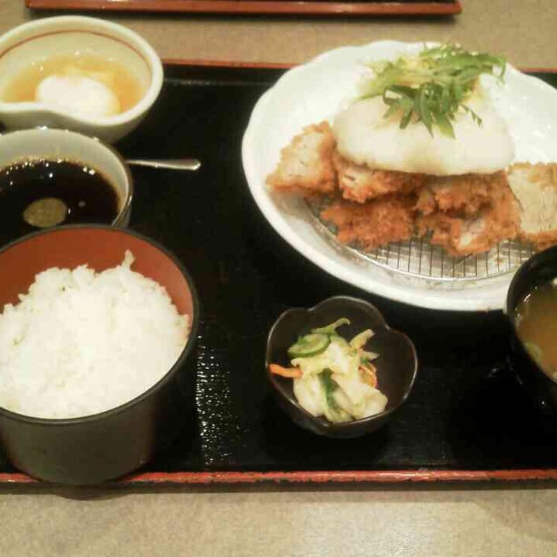 おろしひれかつ御膳(かんながら)
