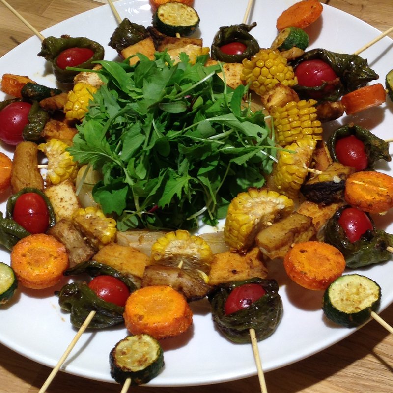 Vegeシシカバブー(ビオクラカフェ)