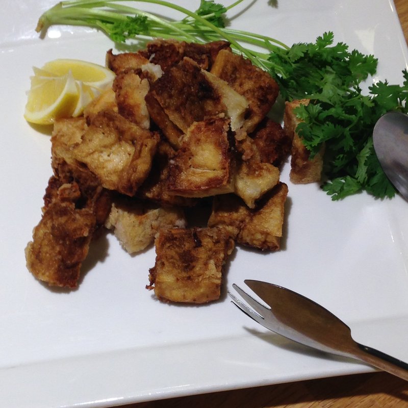自家製高野豆腐のから揚げ(ビオクラカフェ)