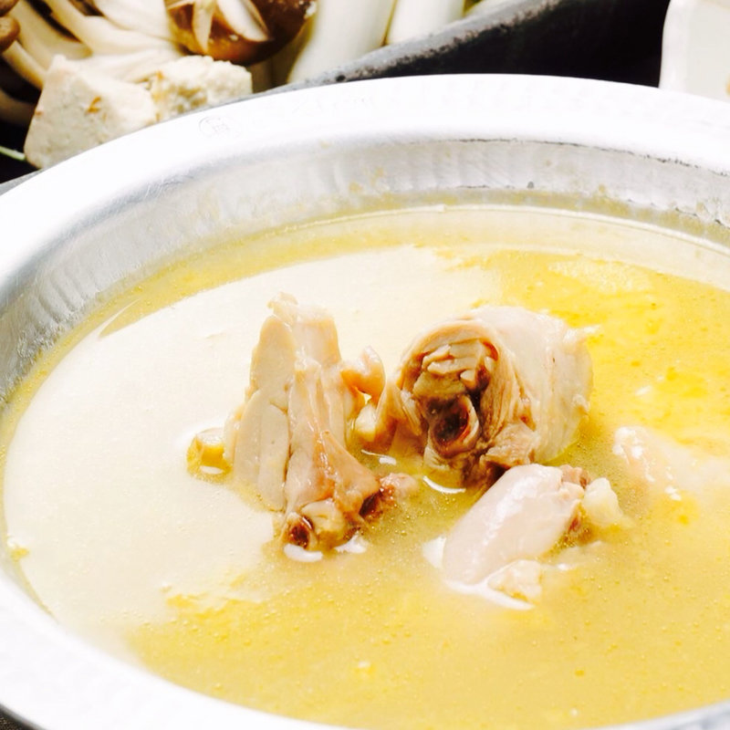 鶏白湯水炊き(鶏と魚と日本酒祐星 和歌山)