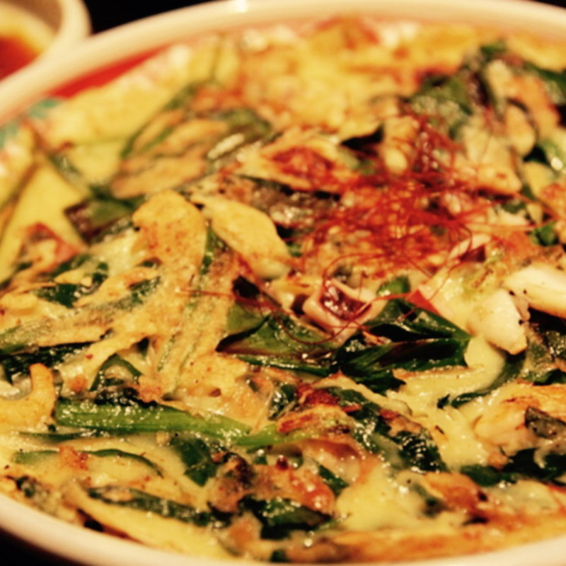 海鮮チヂミ(焼肉大仙)