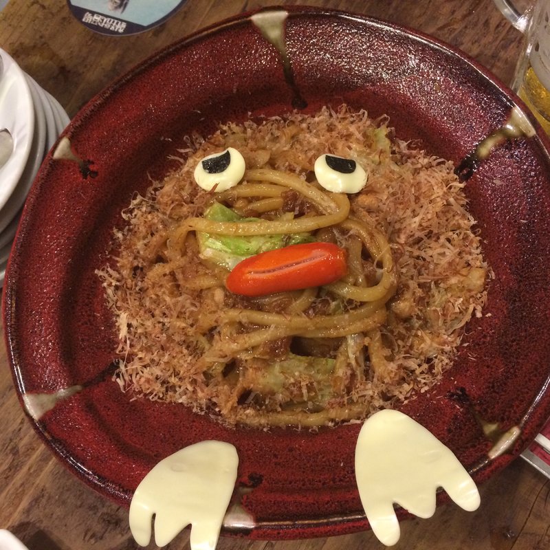 みんな大好きピグモン焼きそば(元祖怪獣酒場)