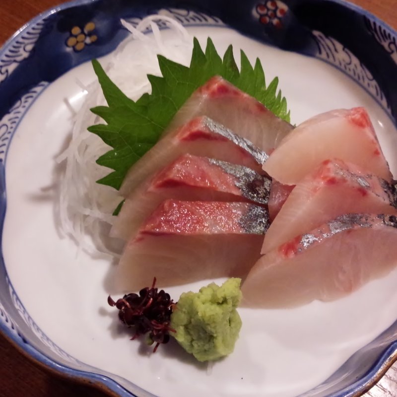 お刺身　縞鯵(魚ます 二子玉川店)