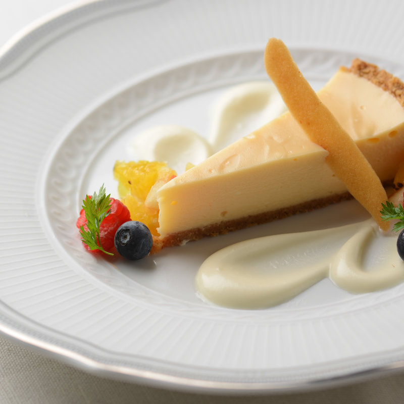 名物　濃厚チーズケーキ(ジャッジョーロ 銀座)