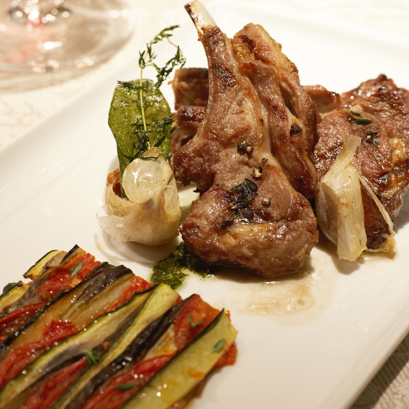 群馬県産和豚もち豚の炭火グリル(ジャッジョーロ 銀座)