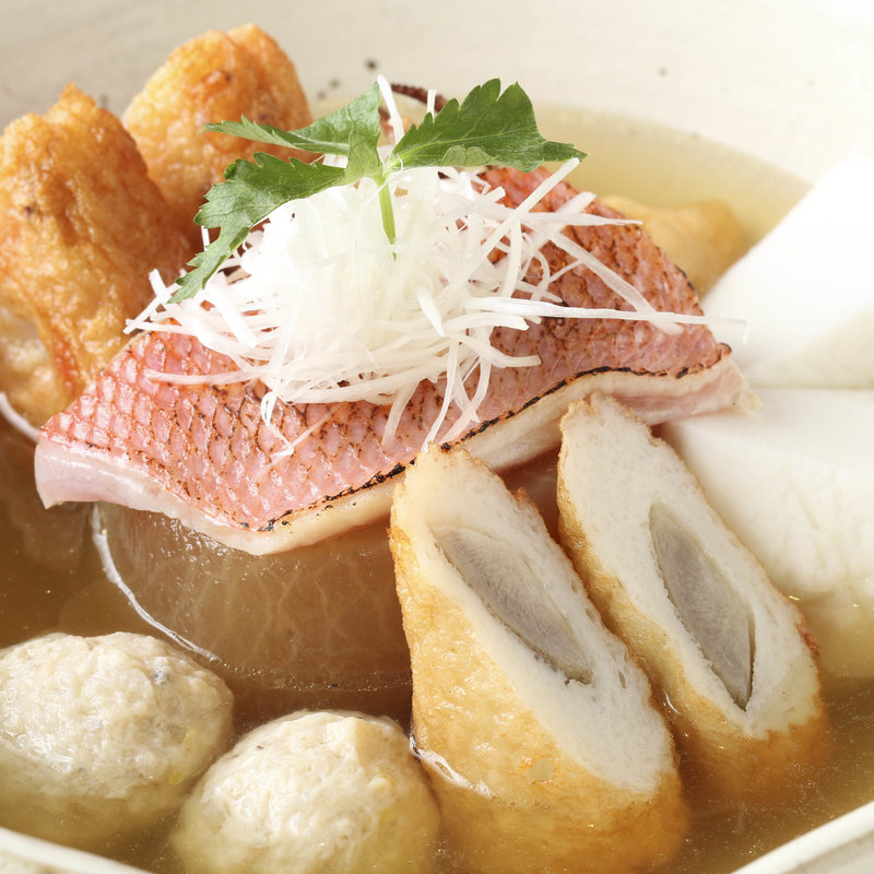 黒おでん六種盛り(恵比寿 城ヶ崎 おかもと)