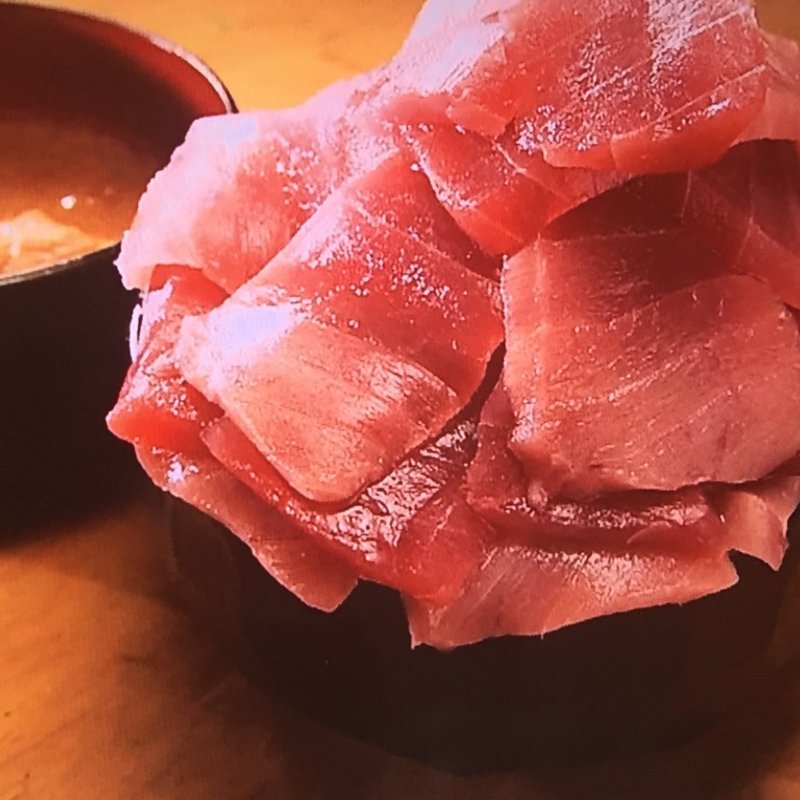 メガ鉄火丼(鮪人 東天満店)