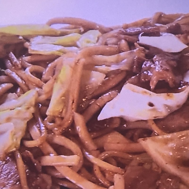 下町チャンポン焼きそばいちじくソース(焼そば お好み焼 鉄板焼 やん！なんば本店)