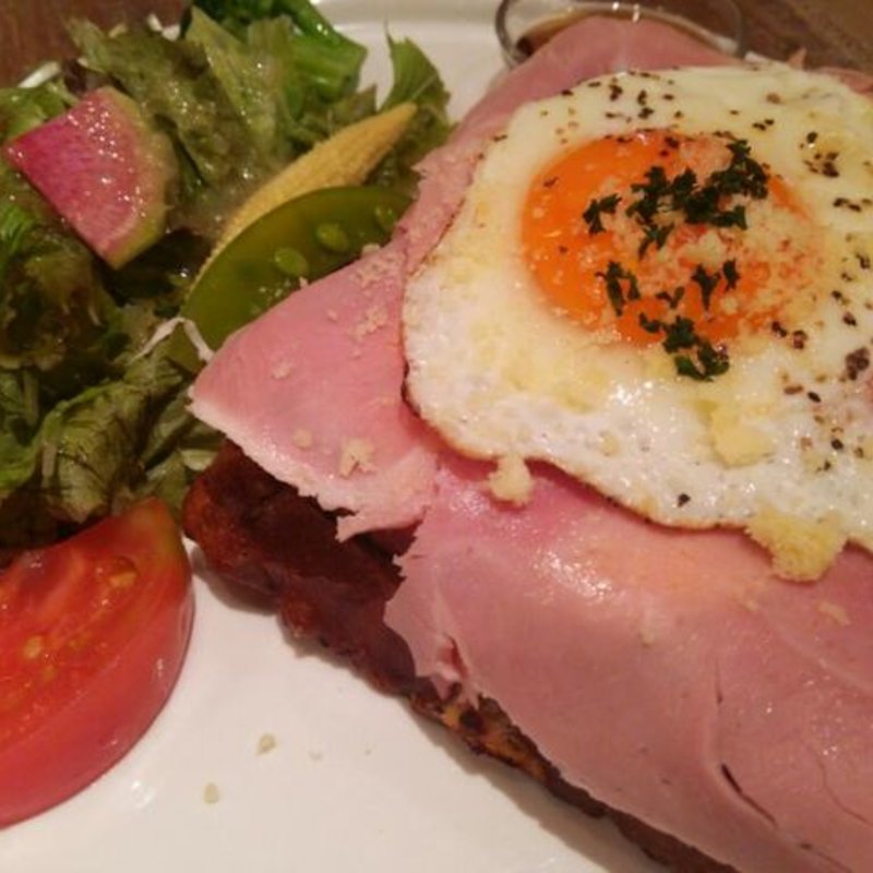 クロックムッシュランチプレート(アイビアー ルサンパーム （iBeer LE SUN PALM）)