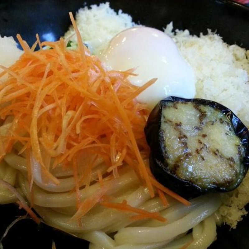 おろしざるうどん温玉(たけ山)