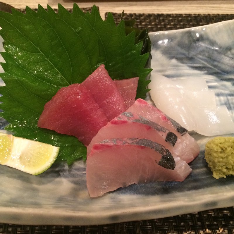 お造り3種盛り(菜々海 池田駅)