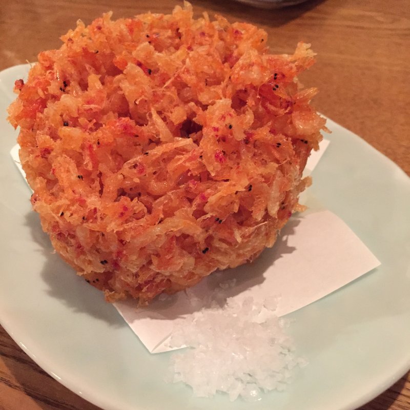 桜海老のかき揚げ(魚米 新宿店)