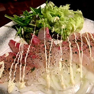 鮮魚のカルパッチョ(串焼き 串揚げ 串べえ 藤沢本店)