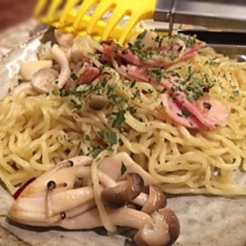 焼きそばペペロンチーノ(串焼き 串揚げ 串べえ 藤沢本店)