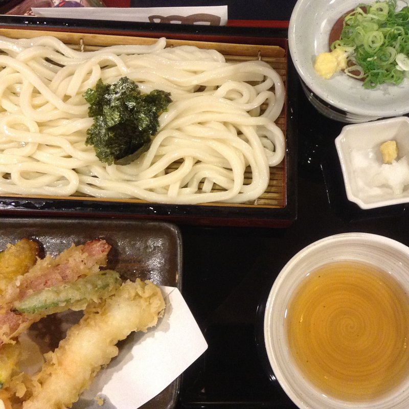 天ざるうどん(明石焼 ぶぶ亭)