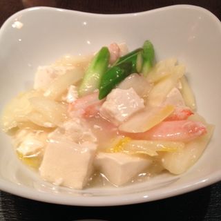 カニ豆腐の塩炒め(中国家庭料理 北斗 青山店)