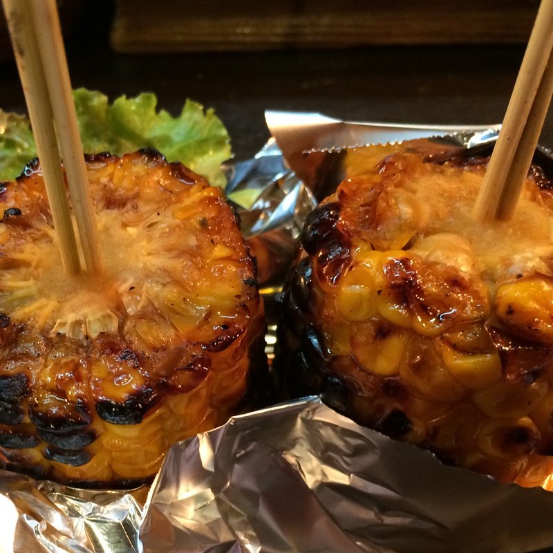焼きとうもろこし(照の家)