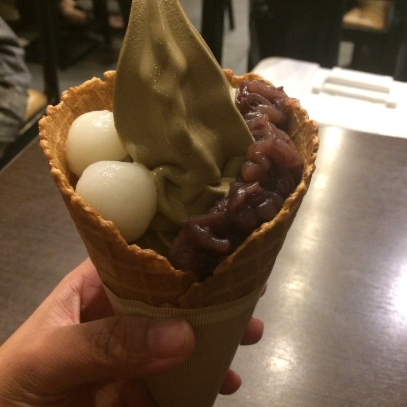 ほうじ茶アイス(中村藤吉京都駅店)