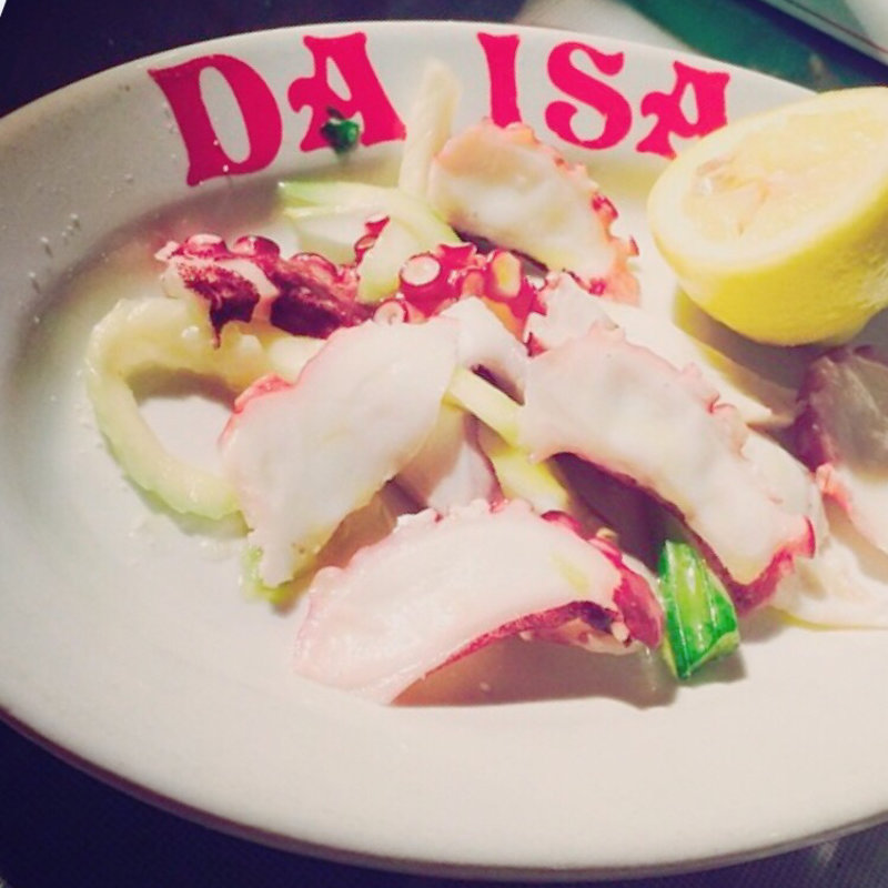 タコのサラダ(Pizzeria e Trattoria da ISA)