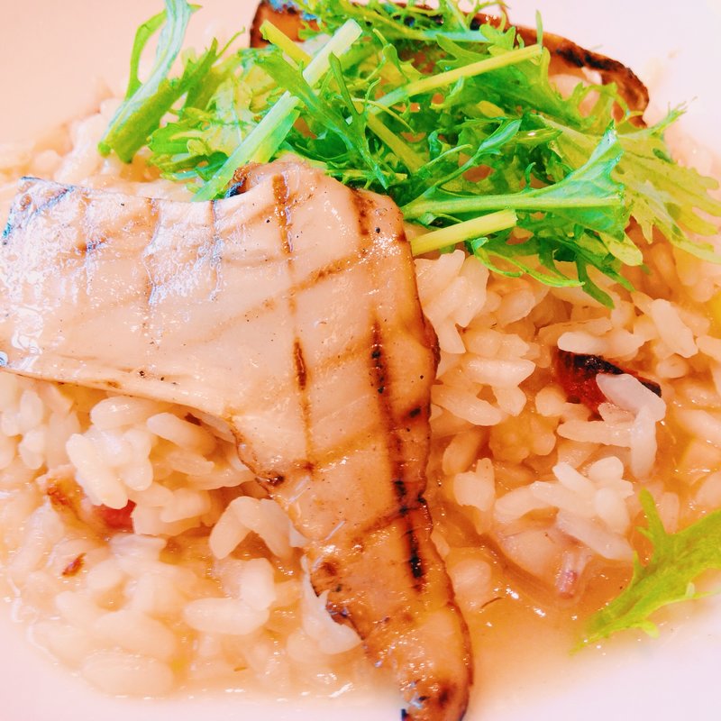 イベリコ豚と栗のリゾット(Fish Bank TOKYO)