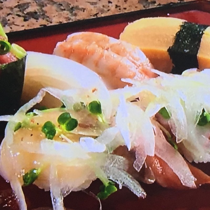 イタリア風握り(北海寿司あべのベルタ店)