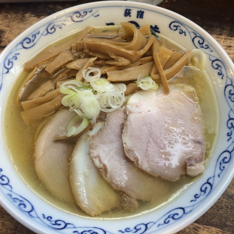 黄金色の塩メンマラーメン(ラーメン 二葉 上荻店)
