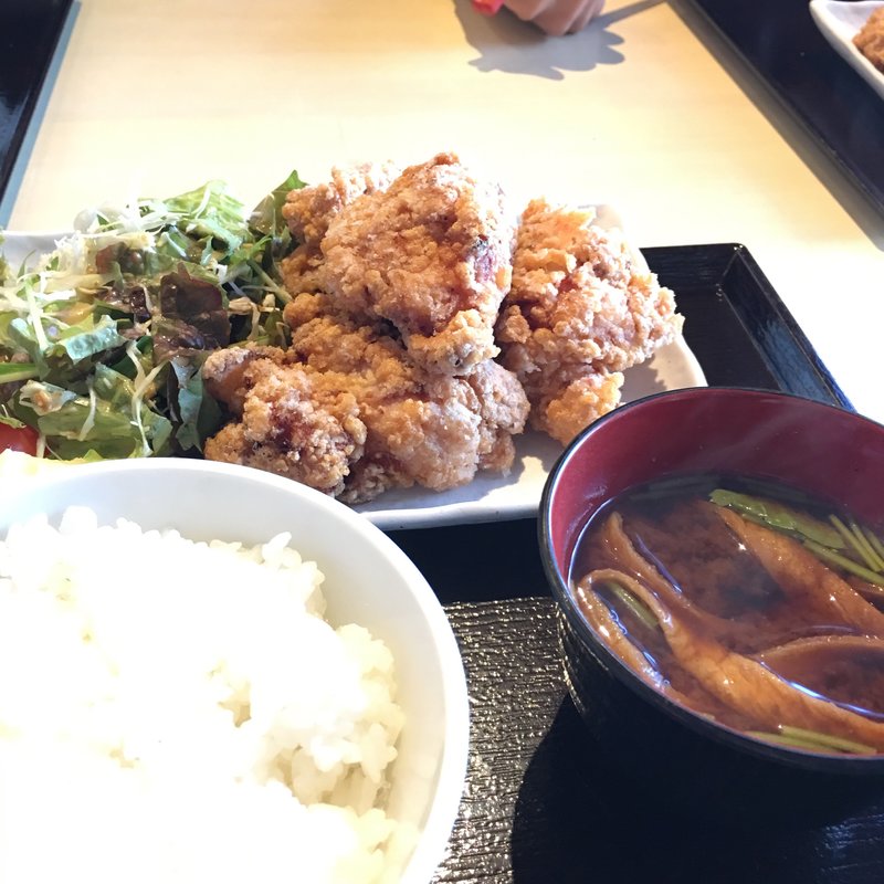 若鶏のからあげ定食 （平日限定）(炙 （Aburi）)