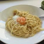 松永さんの玉子“遊楽卵”のカルボナーラ白トリュフ風味