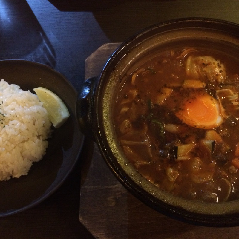 ラムひき肉きのこカリー(ばぐばぐ 原宿店)
