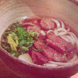 鴨南蛮うどん(うどん山長 恵比寿店)