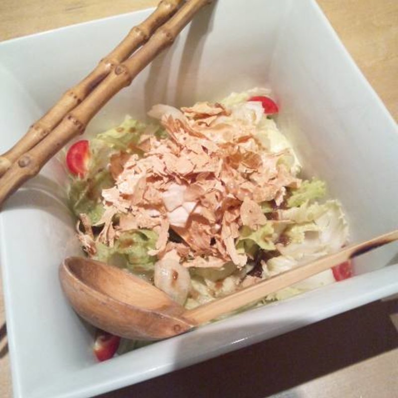 生湯葉とおぼろ豆腐のさらだ 玉葱ドレッシング(石塀小路 豆ちゃ 新宿 （イシベコウジ マメチャ）)