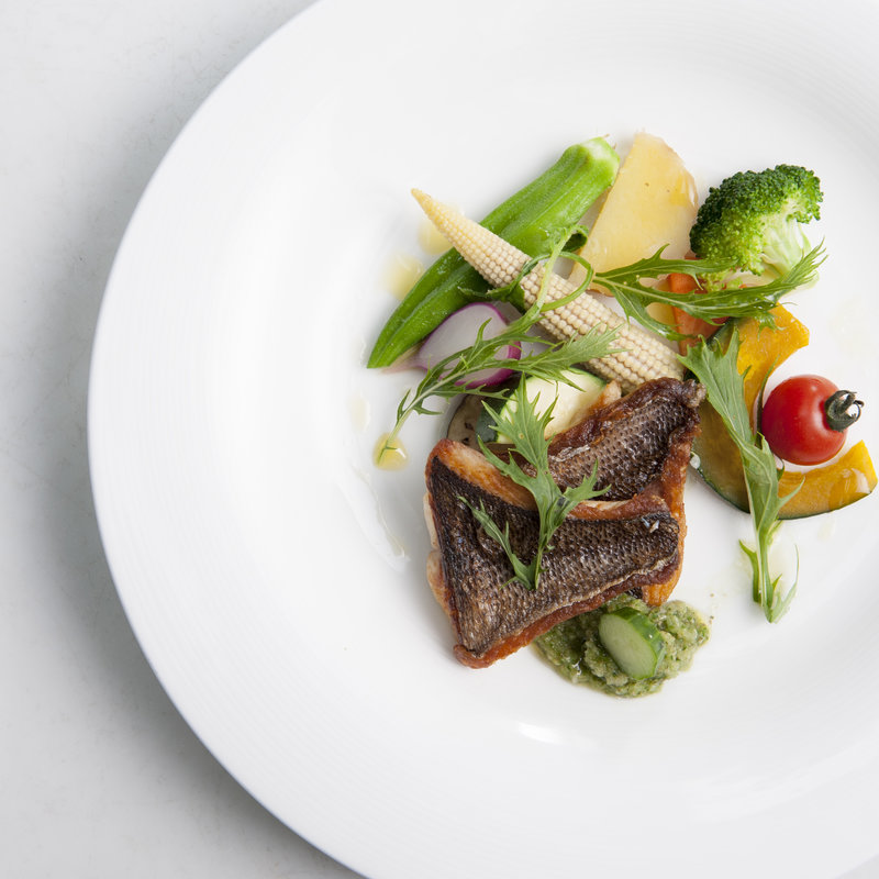 鮮魚のグリル　温野菜添え(Cast78 （Cast sept huit キャストセデュイッ）)