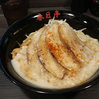 鳥豚油そば(春日亭 （かすがてい）)