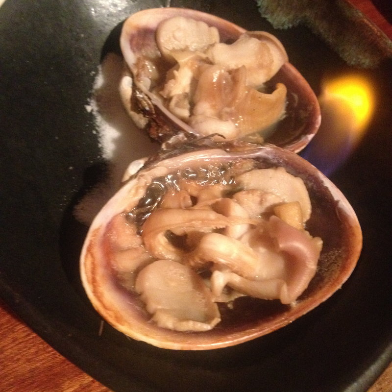 活大アサリ浜焼き(炭火焼鳥よしだ )